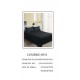 Set Lenjerie Eleganta tip Damasc pentru pat dublu din Bumbac finet, compus din 6 piese, Cearceaf de pat 220x240cm, LL-50