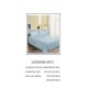 Set Lenjerie Eleganta tip Damasc pentru pat dublu din Bumbac finet, compus din 6 piese, Cearceaf de pat 220x240cm, LL-125