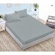 Husa de pat tip Damasc cu Elastic si 2 fete de perna, pat 2 persoane,180x200 cm+25cm, SH165