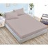 Husa de pat tip Damasc cu Elastic si 2 fete de perna, pat 2 persoane,180x200 cm+25cm, SH101