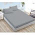 Husa de pat tip Damasc cu Elastic si 2 fete de perna, pat 2 persoane,180x200 cm+25cm, SH04