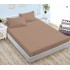 Husa de pat tip Damasc cu Elastic si 2 fete de perna, pat 2 persoane,180x200 cm+25cm, SH26