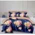 Set Lenjerie Eleganta pentru pat dublu din Bumbac Finet compus din 8 piese, Cearceaf de pat 220x240cm, SNH4