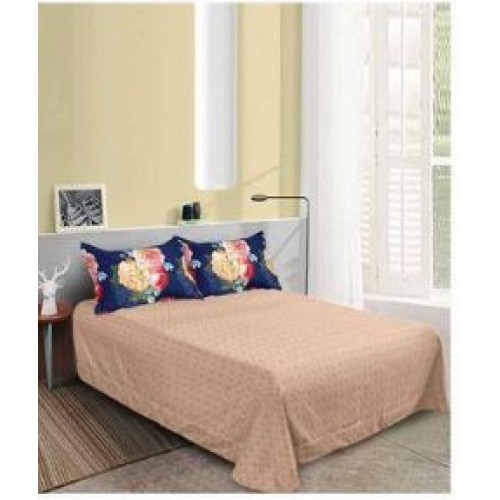 Set Lenjerie Eleganta pentru pat dublu din Bumbac Finet compus din 8 piese, Cearceaf de pat 220x240cm, SNH4