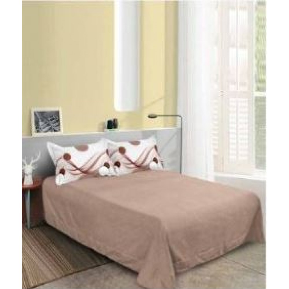 Set Lenjerie Eleganta pentru pat dublu din Bumbac Finet compus din 8 piese, Cearceaf de pat 220x240cm, SNH7
