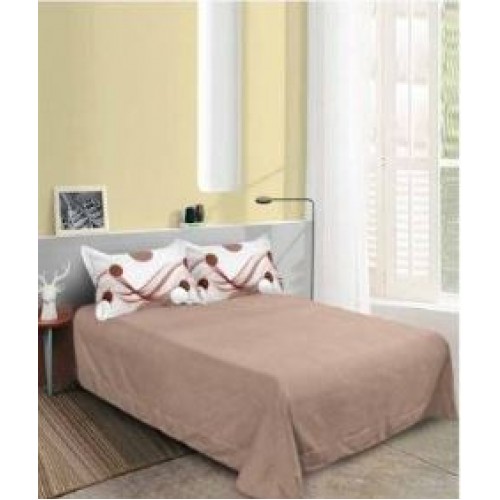 Set Lenjerie Eleganta pentru pat dublu din Bumbac Finet compus din 8 piese, Cearceaf de pat 220x240cm, SNH7