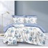 Set Lenjerie Eleganta pentru pat dublu din Bumbac Finet compus din 8 piese, Cearceaf de pat 220x240cm, SNH8