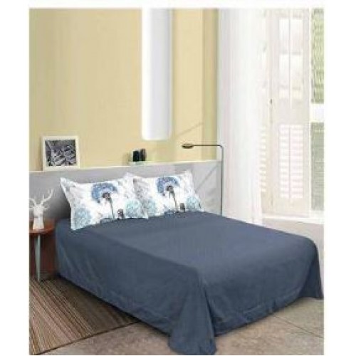 Set Lenjerie Eleganta pentru pat dublu din Bumbac Finet compus din 8 piese, Cearceaf de pat 220x240cm, SNH13