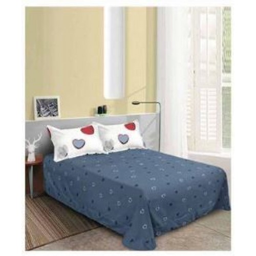 Set Lenjerie Eleganta pentru pat dublu din Bumbac Finet compus din 8 piese, Cearceaf de pat 220x240cm, SNH14