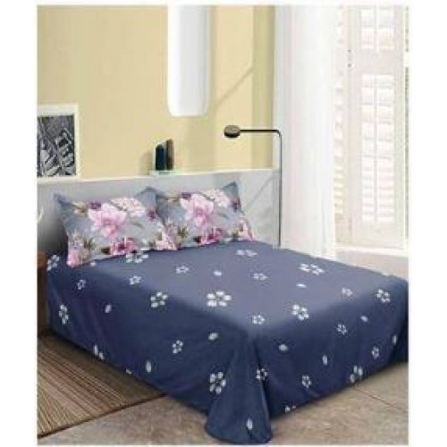 Set Lenjerie Eleganta pentru pat dublu din Bumbac Finet compus din 8 piese, Cearceaf de pat 220x240cm, SNH15