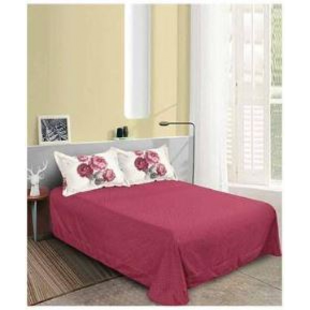 Set Lenjerie Eleganta pentru pat dublu din Bumbac Finet compus din 8 piese, Cearceaf de pat 220x240cm, SNH17