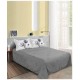 Set Lenjerie Eleganta pentru pat dublu din Bumbac Finet compus din 8 piese, Cearceaf de pat 220x240cm, SNH18