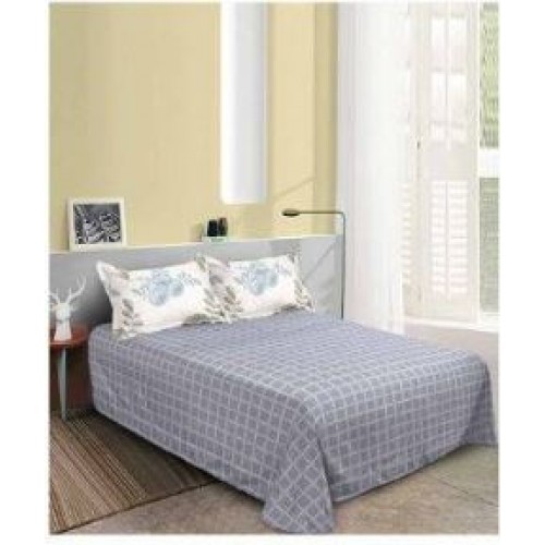 Set Lenjerie Eleganta pentru pat dublu din Bumbac Finet compus din 8 piese, Cearceaf de pat 220x240cm, SNH22