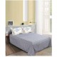 Set Lenjerie Eleganta pentru pat dublu din Bumbac Finet compus din 8 piese, Cearceaf de pat 220x240cm, SNH22