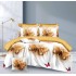 Set Lenjerie Eleganta pentru pat dublu din Bumbac Finet compus din 8 piese, Cearceaf de pat 220x240cm, SNH23