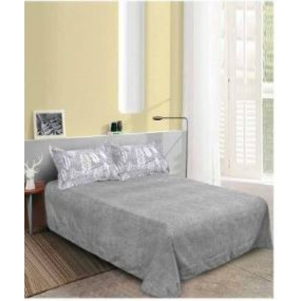 Set Lenjerie Eleganta pentru pat dublu din Bumbac Finet compus din 8 piese, Cearceaf de pat 220x240cm, SNH24