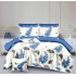 Set Lenjerie Eleganta pentru pat dublu din Bumbac Finet compus din 8 piese, Cearceaf de pat 220x240cm, SNH29