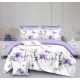 Set Lenjerie Eleganta pentru pat dublu din Bumbac Finet compus din 8 piese, Cearceaf de pat 220x240cm, SNH32