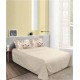 Set Lenjerie Eleganta pentru pat dublu din Bumbac Finet compus din 8 piese, Cearceaf de pat 220x240cm, SNH34