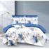 Set Lenjerie Eleganta pentru pat dublu din Bumbac Finet compus din 8 piese, Cearceaf de pat 220x240cm, SNH36