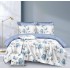 Set Lenjerie Eleganta pentru pat dublu din Bumbac Finet compus din 8 piese, Cearceaf de pat 220x240cm, SNH37