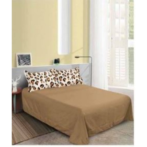 Set Lenjerie Eleganta pentru pat dublu din Bumbac Finet compus din 8 piese, Cearceaf de pat 220x240cm, SNH39