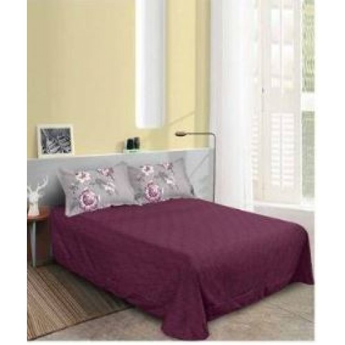 Set Lenjerie Eleganta pentru pat dublu din Bumbac Finet compus din 8 piese, Cearceaf de pat 220x240cm, SNH40
