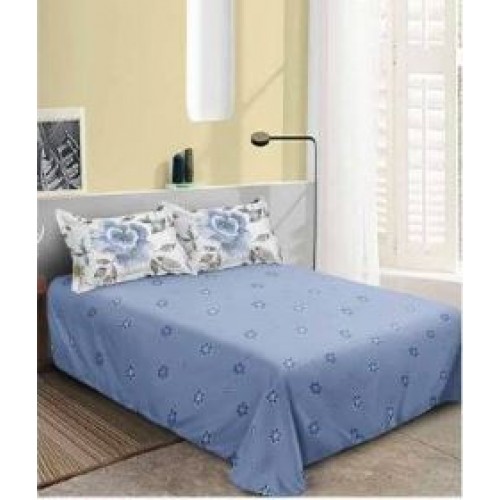 Set Lenjerie Eleganta pentru pat dublu din Bumbac Finet compus din 8 piese, Cearceaf de pat 220x240cm, SNH41
