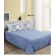 Set Lenjerie Eleganta pentru pat dublu din Bumbac Finet compus din 8 piese, Cearceaf de pat 220x240cm, SNH41