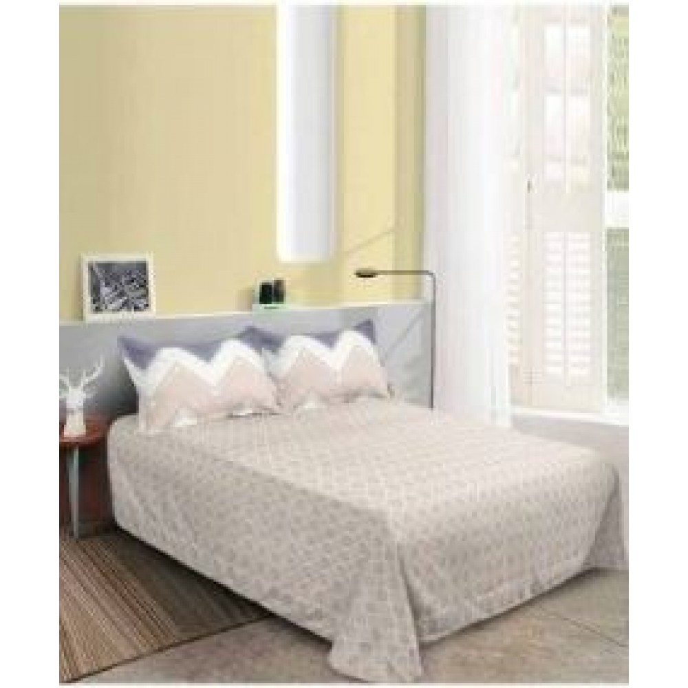 Set Lenjerie Eleganta pentru pat dublu din Bumbac Finet compus din 8 piese, Cearceaf de pat 220x240cm, SNH43