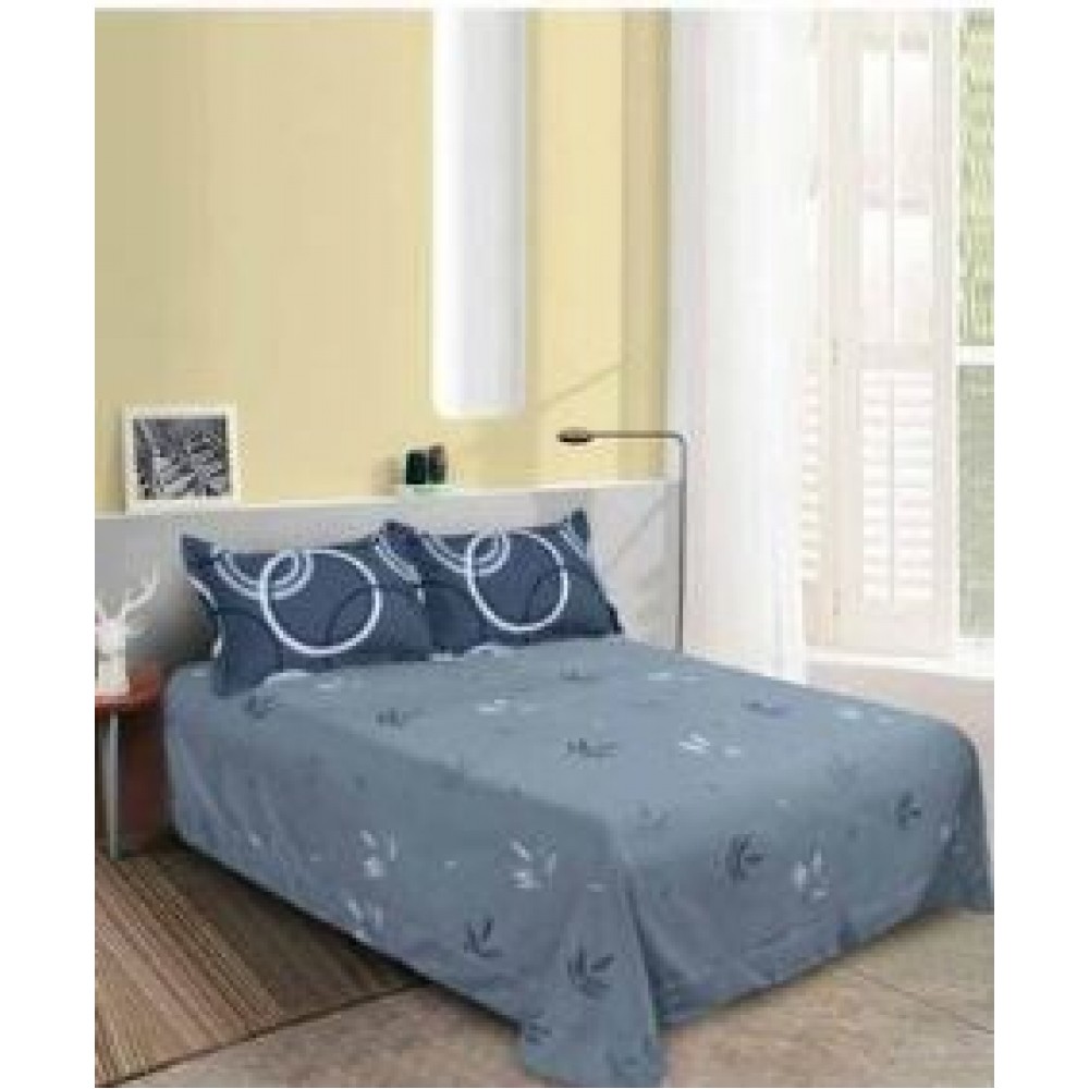 Set Lenjerie Eleganta pentru pat dublu din Bumbac Finet compus din 8 piese, Cearceaf de pat 220x240cm, SNH47