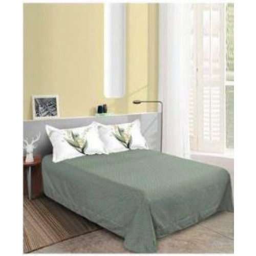 Set Lenjerie Eleganta pentru pat dublu din Bumbac Finet compus din 8 piese, Cearceaf de pat 220x240cm, SNH48