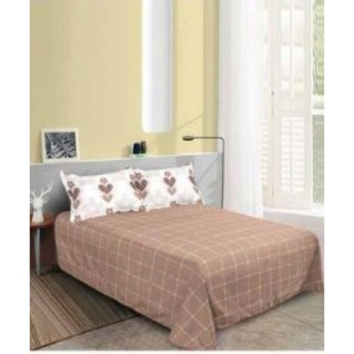 Set Lenjerie Eleganta pentru pat dublu din Bumbac Finet compus din 8 piese, Cearceaf de pat 220x240cm, SNH50
