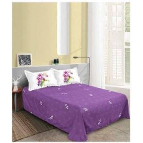 Set Lenjerie Eleganta pentru pat dublu din Bumbac Finet compus din 8 piese, Cearceaf de pat 220x240cm, SNH54