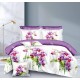 Set Lenjerie Eleganta pentru pat dublu din Bumbac Finet compus din 8 piese, Cearceaf de pat 220x240cm, SNH54