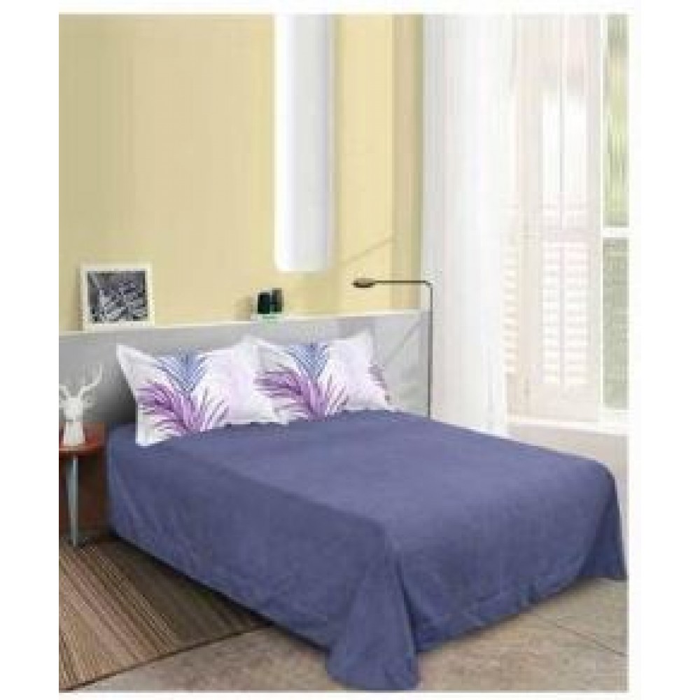 Set Lenjerie Eleganta pentru pat dublu din Bumbac Finet compus din 8 piese, Cearceaf de pat 220x240cm, SNH63