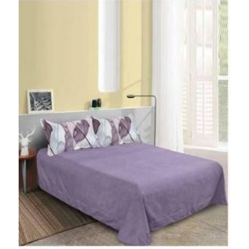 Set Lenjerie Eleganta pentru pat dublu din Bumbac Finet compus din 8 piese, Cearceaf de pat 220x240cm, SNH64