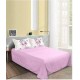 Set Lenjerie Eleganta pentru pat dublu din Bumbac Finet compus din 8 piese, Cearceaf de pat 220x240cm, SNH65