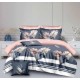 Set Lenjerie Eleganta pentru pat dublu din Bumbac Finet compus din 8 piese, Cearceaf de pat 220x240cm, SNH67