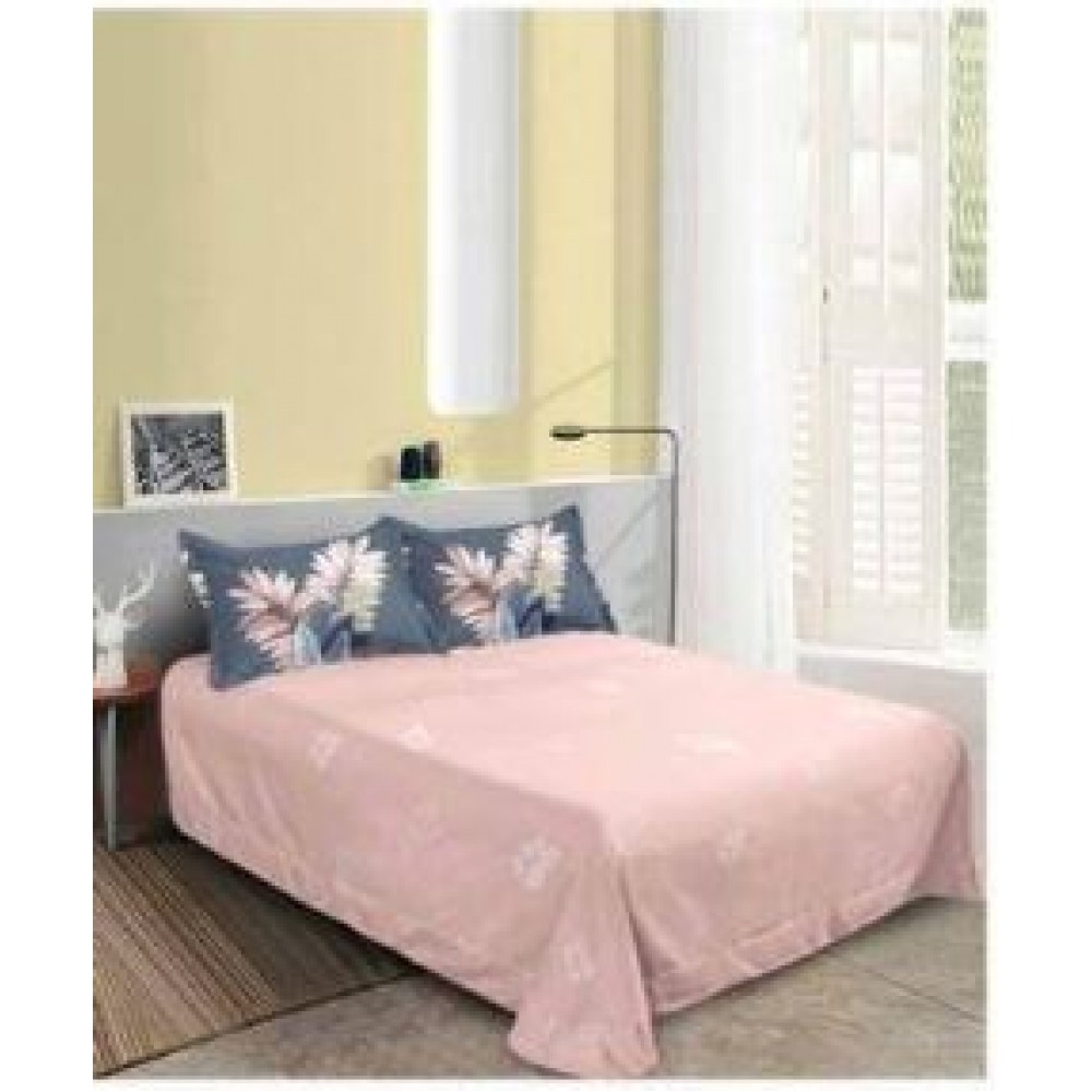 Set Lenjerie Eleganta pentru pat dublu din Bumbac Finet compus din 8 piese, Cearceaf de pat 220x240cm, SNH67