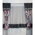 Set unic de perdele Plus draperii decorative pentru sufragerie dormitor, 4 Metri Pe 160cm, PRD-43