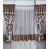 Set unic de perdele Plus draperii decorative pentru sufragerie dormitor, 4 Metri Pe 160cm, PRD-44