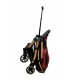 Carucior sport cu pliere compacta tip troller, cu suspensii, usor de manevrat si depozitat, 6-36 luni, 661-ROSU