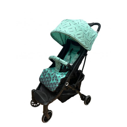 Carucior sport cu pliere compacta tip troller, cu suspensii, usor de manevrat si depozitat, 6-36 luni, 661-VERDE