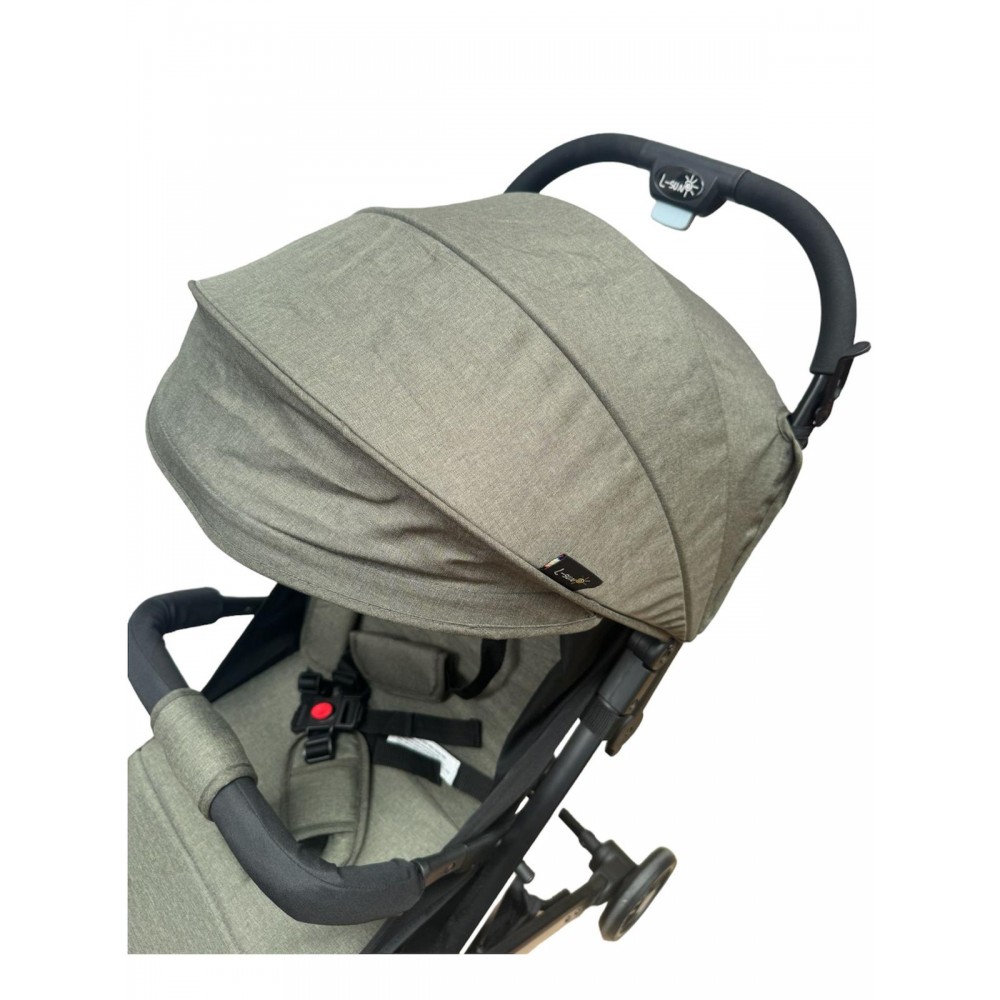 Carucior sport cu pliere compacta tip troller pentru copii, usor de manevrat si depozitat, 6-36 luni, C8-VERDE