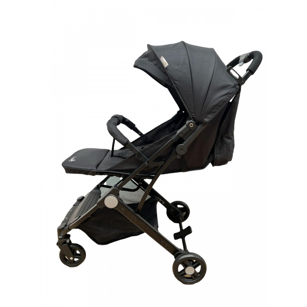 Carucior sport cu pliere compacta tip troller pentru copii, usor de manevrat si depozitat, 6-36 luni, C8-NEGRU