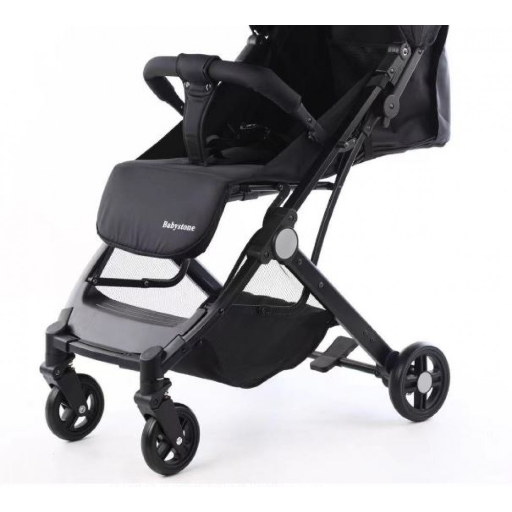 Carucior sport cu pliere compacta tip troller pentru copii, usor de manevrat si depozitat, 6-36 luni, C8-NEGRU