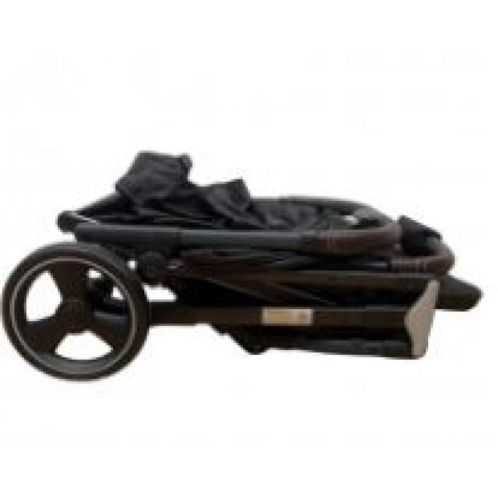 Carucior sport pliabil tip troller,cu husa pentru picioare pentru copii, cu pozitie de somn, 608S-NEGRU