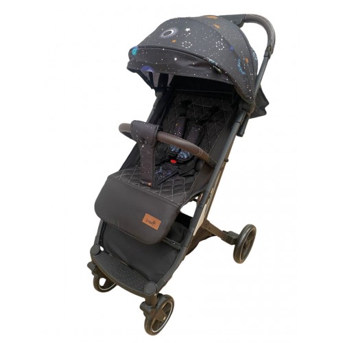Carucior sport pliabil tip troller,cu husa pentru picioare pentru copii, cu pozitie de somn, 6-36 luni, 608S-NEGRU