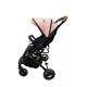Carucior sport cu maner reversibil si husa, 6-36 luni, suspensii pe cadru, pliabil si troler, C1-ROZ